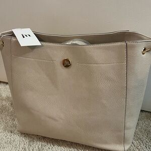 Stylish Cream Tote Bag by JM